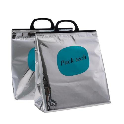 Sac de refroidisseur d'aluminium aluminium portable avec poignée