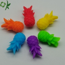 Silicone Cute Pineapple Wine Glass Charms Markers