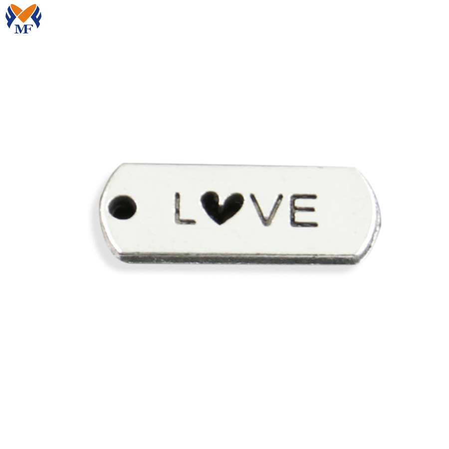 Custom logo metal plate for clothes