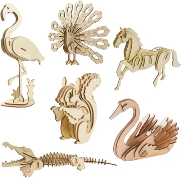 Hot Selling 3D Puzzle: Custom Corrugated Snake Model for Educational Entertainment of School Kids