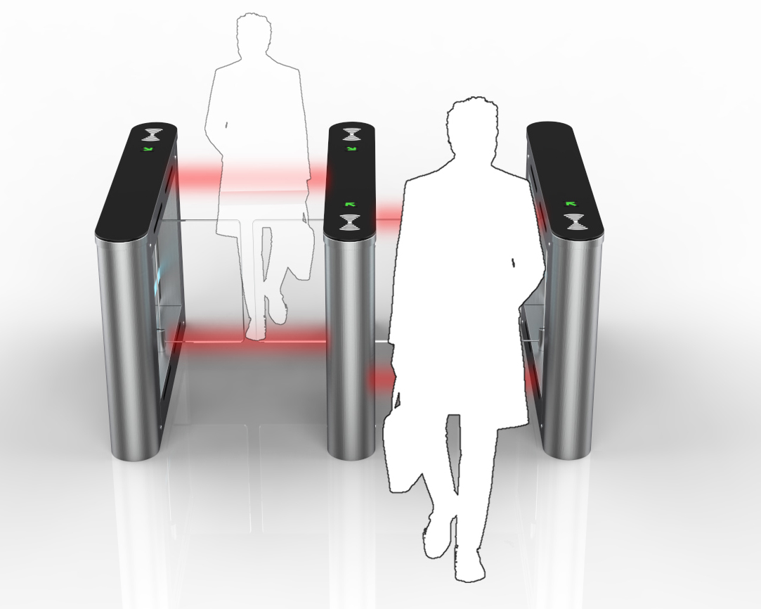 Swing Barrier Turnstile Gate with Rfid Reader