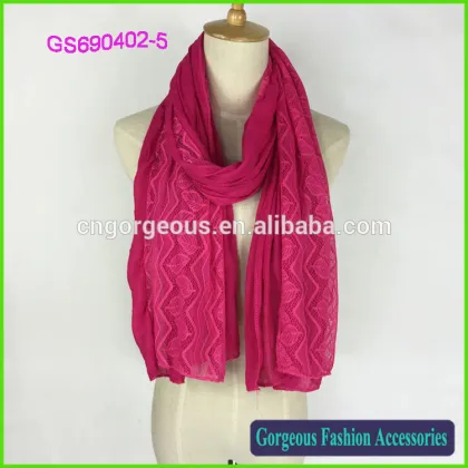 The leaves of printing fashion scarf Lace scarf