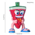 Polymer Clay Cartoon Pizza Watermelon Pizza Watermelon Pizza Watermelon Pizza Not Smaking Ieti, Borosilicate Glak Bong, Khalase Hookah, Khalase ea Metsi a khalase