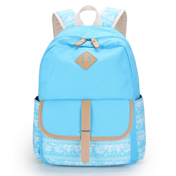 Wholesale Multifunctional Casual Lightweight Canvas School Bookbag For Teen Girls