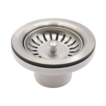 GUIDA 732062: 1/2 Inch Kitchen Sink Drain with 304 Stainless Steel Strainer Stopper and Waste Drainer Filter