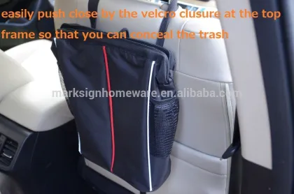 Waterproof Car Trash Bag/car trash bin/car litter bin/car litter bag/car trash can