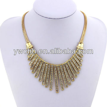 chunky statement wedding gold necklace fashion necklace in 2014