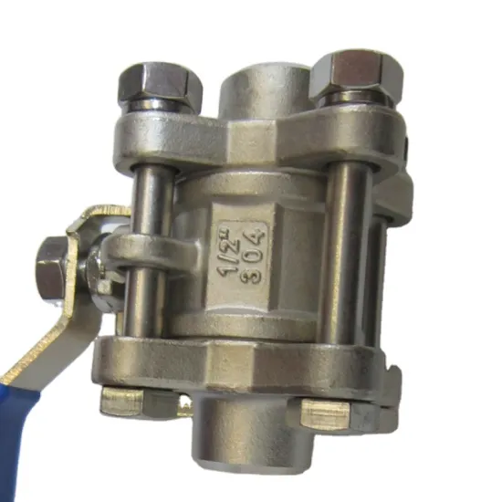 wenzhou valve 3PC chemical ball valve with Welding Ends 304 stainless steel