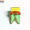 Metal Hard Enamel Love Logo Rainbow Pin