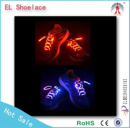 Led shoelaces Custom Lighting Flashing shoelaces / Glowing LED Shoelaces / MultiColor light up led shoelace