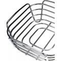 Taupe Metal Wire Bread Basket With Liner