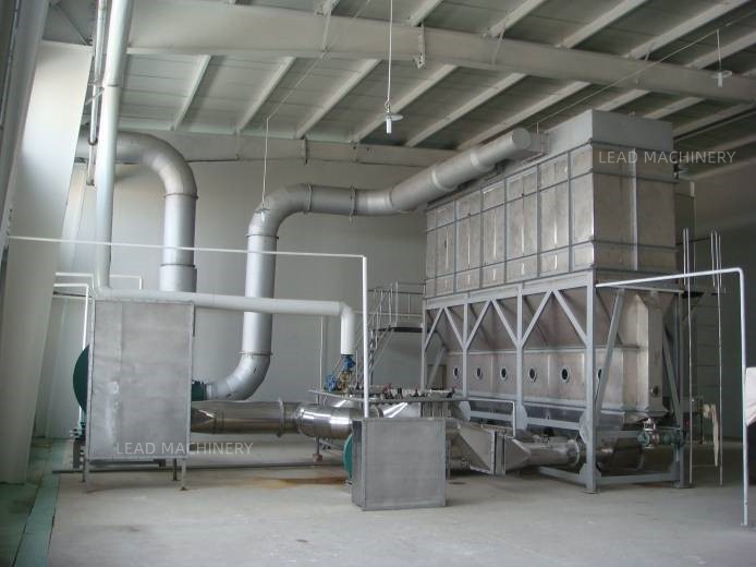 Continuous fluid bed dryer Horizontal fluidized bed dryer