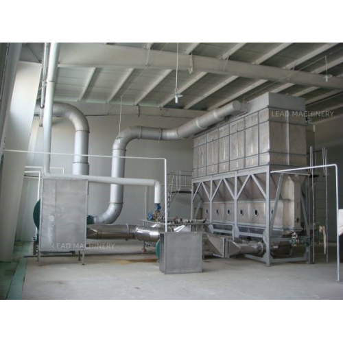 Continuous fluid bed dryer Horizontal fluidized bed dryer