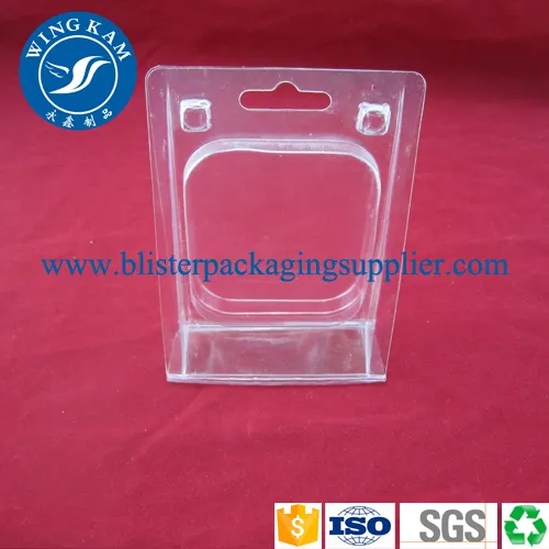Clear Plastic Small Product Box Clamshell Packaging