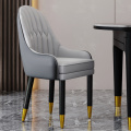 Solid wood light luxury Nordic modern backrest dining chair