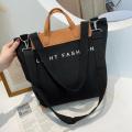 Women's Canvas Large Tote Top Handbag