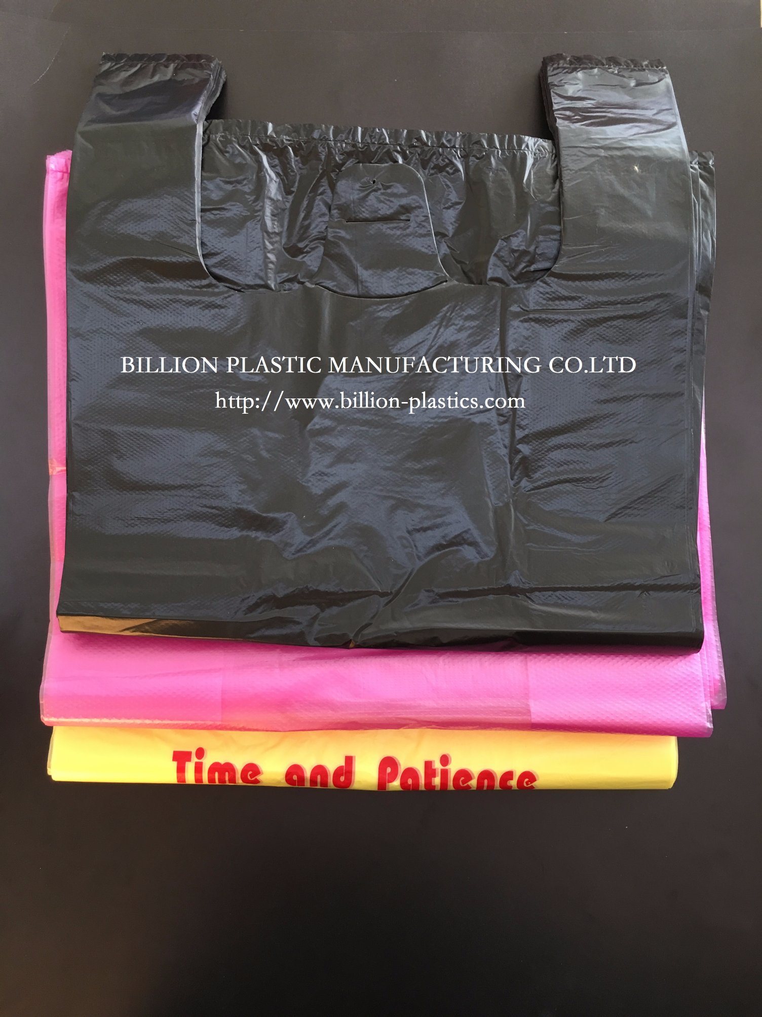 Plastic Black Gusset Polythene Packaging Carrier Polyethylene Films Clear Flat Bags