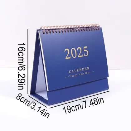 Creative Promotional Morandi Colors 2025 Calendar for Desktop Decoration
