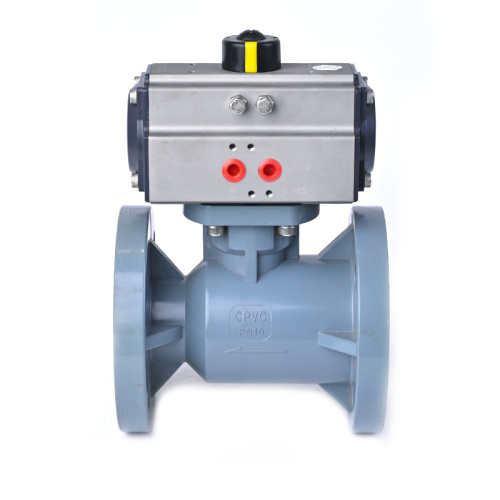 صمام كروي هوائي CPVC ANSI CL150