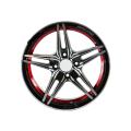 DM622 15inch Black Machine Face Face Aluminium Alloy Wheel