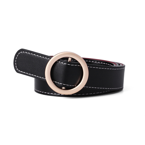 Sophistication intemporelle ceinture de femmes en cuir classique