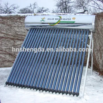 Pressurized Solar Water Heater With Heat Pipe