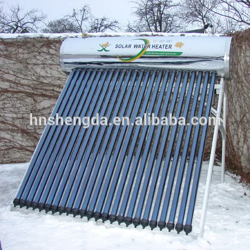 Pressurized Solar Water Heater With Heat Pipe