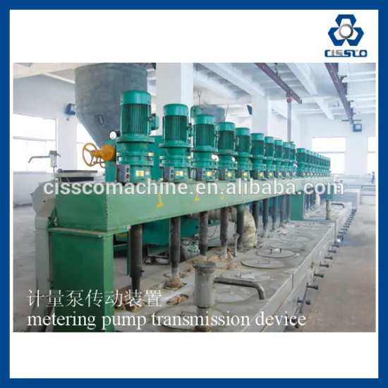 POLYESTER PLASTIC STAPLE FIBER EXTRUSION MACHINERY, USED PLASTIC PET FIBER EXTRUDER LINE