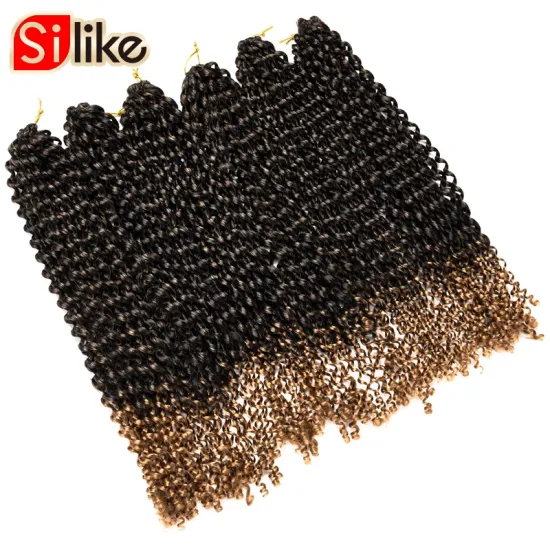 Ombre Crochet Braids  Pre looped Fluffy Bomb Twist Braiding Passion Spring Twists Free Tress Synthetic Crotchet Hair Extensions
