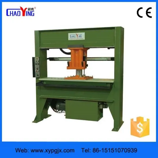 Atom movable head shoe making cutting press