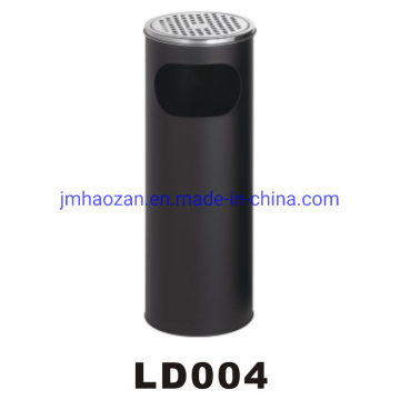 Round Stainless Steel Trash Bin, Ash Dustbin