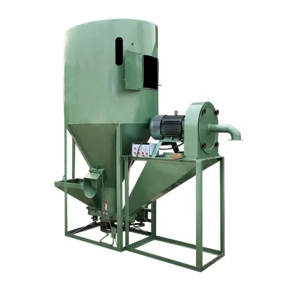 Vertical TMR Feed Mixer for Farmland Drum Poultry Animal Feed Mill