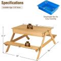 Wooden Construction Indoor Outdoor Picnic Table for Patio