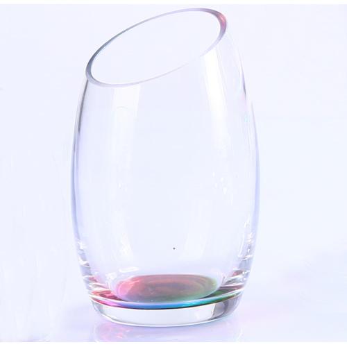 Vente en gros Ensembles De Verres À Lustre En Cristal Incliné