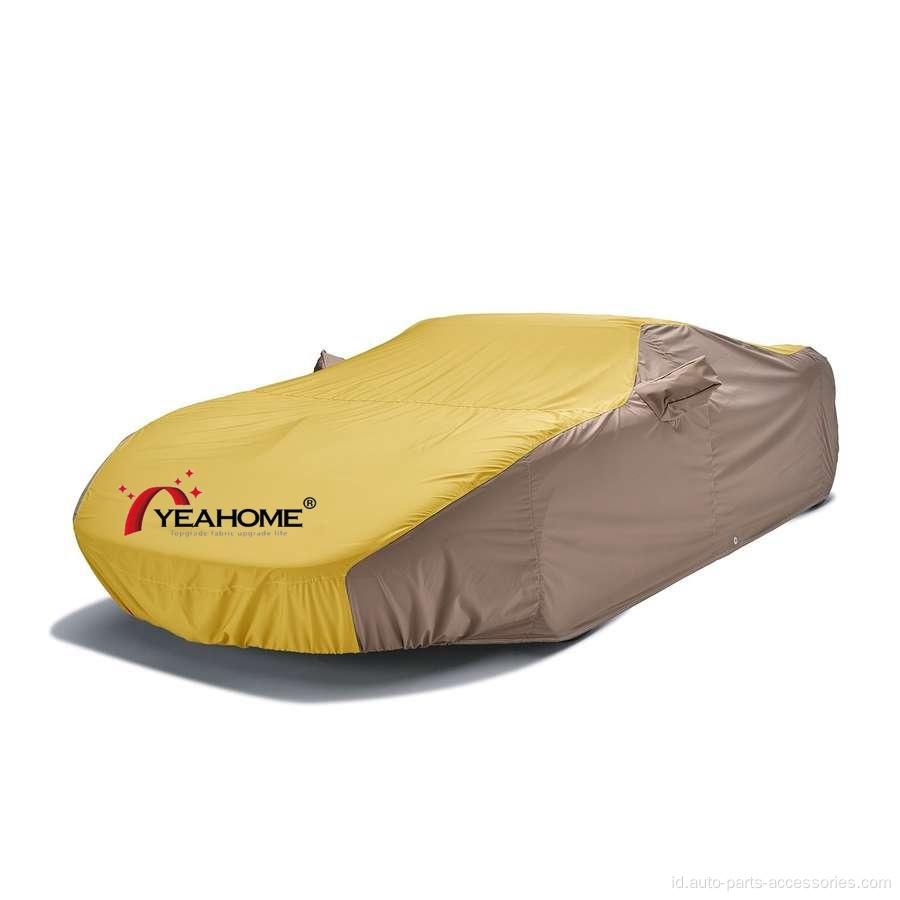 Desain Patchwork 4-Way Stretch Car Cover Cover Auto