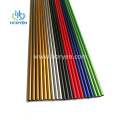 Colored beautiful matte glossy tapered carbon fiber pole