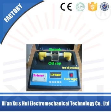 Insulating oil dielectric strength tester