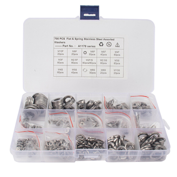 700Pcs M2-M10 Flat Washers-Wholesale Price at BAJUTU- for Spring Washers Automobile Ship/Shopify,,Ebay,Wish Hot Seller