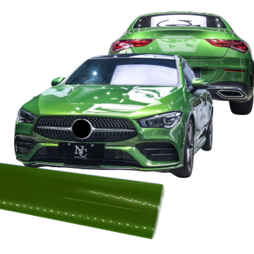 Глянцавая металічная фарба Mamba Green Car Wrap