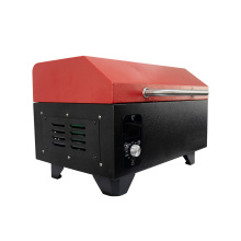 Portable stand-alone exterior bakelite pellet stove