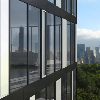 Thermal Break Aluminum Profile Glass Curtain Wall