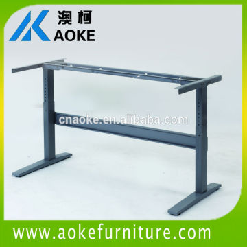 dual motor modesty crossbar support office desk with height adjust function