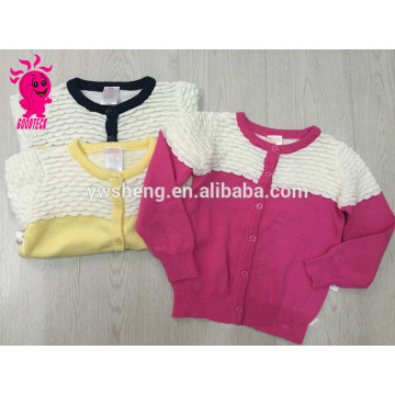 Wholesale New Casual Design Sweet Cute Girl Style Clothing Cardigan Winter Sweater Children Cashmere Sweater