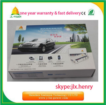 12v 12000mah multi-function lithium ion car jump starter battery