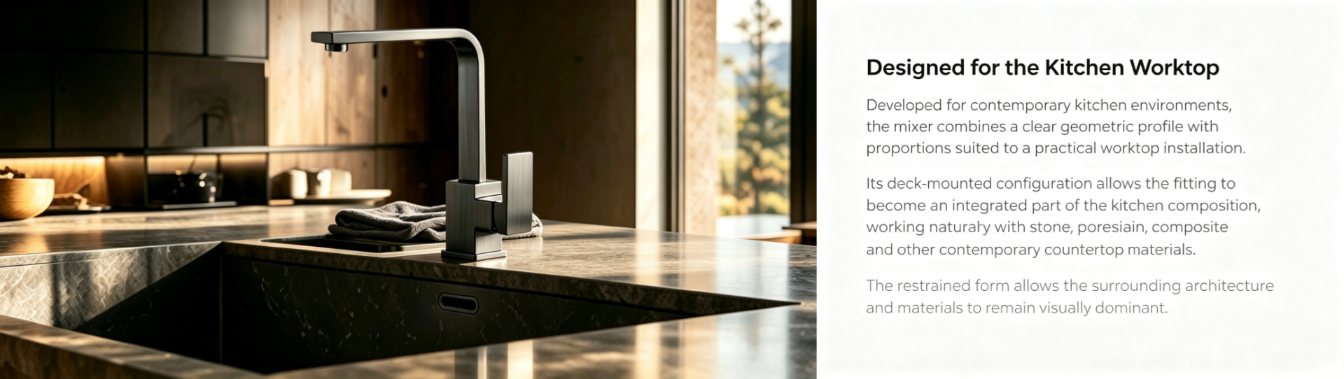 square kitchen faucet_KINEN