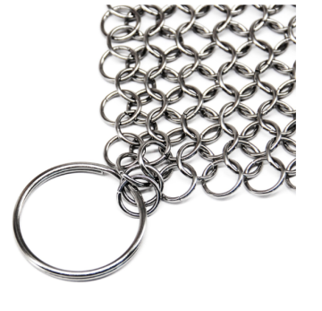 7x7 Inch Stainless Steel Sponge Scrubber Pads 316 304