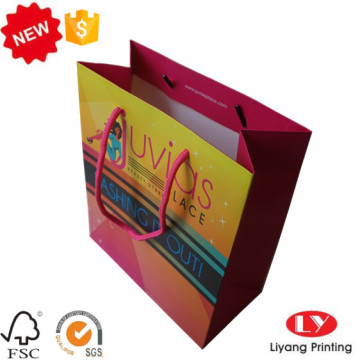 Cheap Full Color Paper Product Packaging Bag