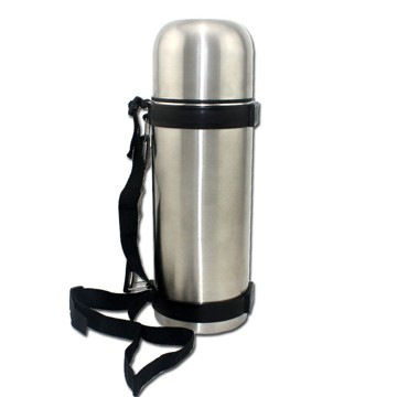 stainless steel double layer vacuum thermos wide mouth pot