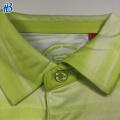 Custom Yellow Tennis Polo Work Men Shirts