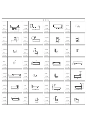Kitchen Cabinet Aluminum Profile